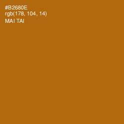 #B2680E - Mai Tai Color Image